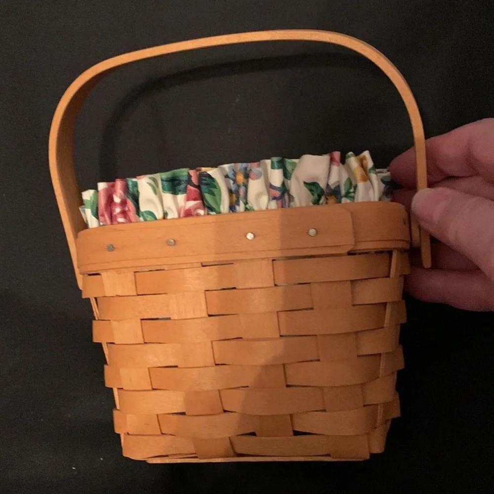 Longaberger 1997 Horizon Of Hope Cancer Basket. 3rd In The Series.